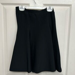 BCBG Fit and Flare Black Mini Skirt